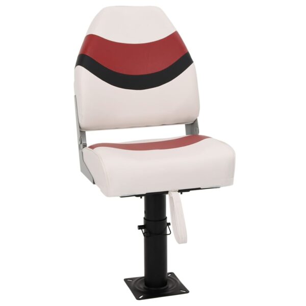 4 Piece Foldable Boat Seat Set High Backrest