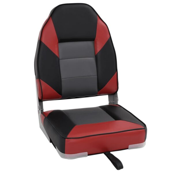 2 Piece Foldable Boat Seat Set High Backrest