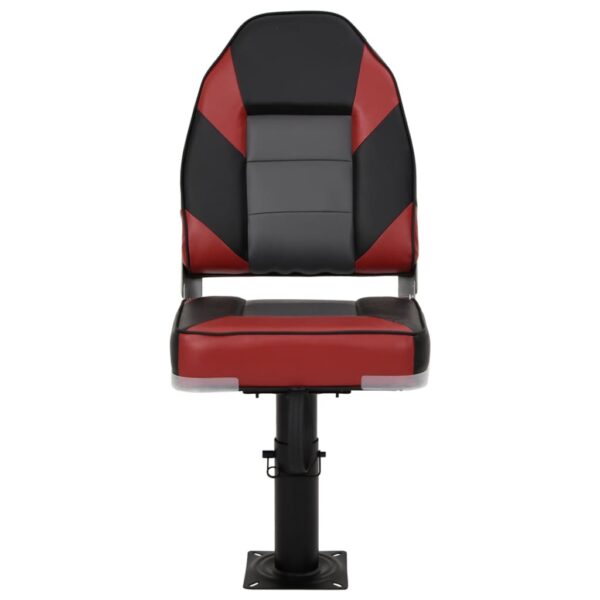 2 Piece Foldable Boat Seat Set High Backrest