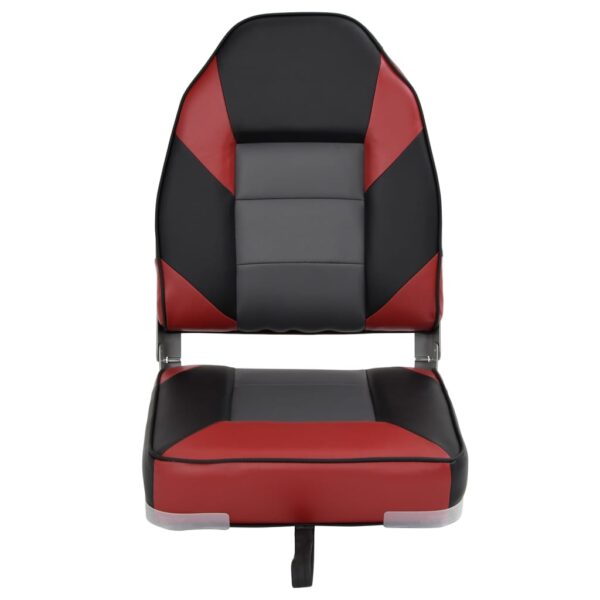 Foldable Boat Seats 2pcs with High Back 39x43x58 cm
