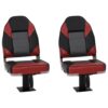 4 Piece Foldable Boat Seat Set High Backrest