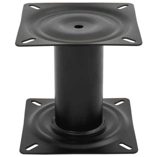 Boat Seat Pedestal Black 18 cm Steel