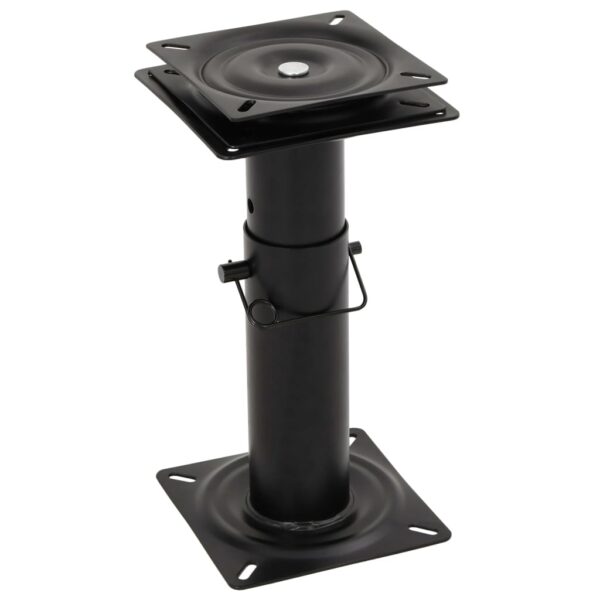 2 pcs Boat Seat Pedestals with 360A Seat Swivel Adjustable Steel