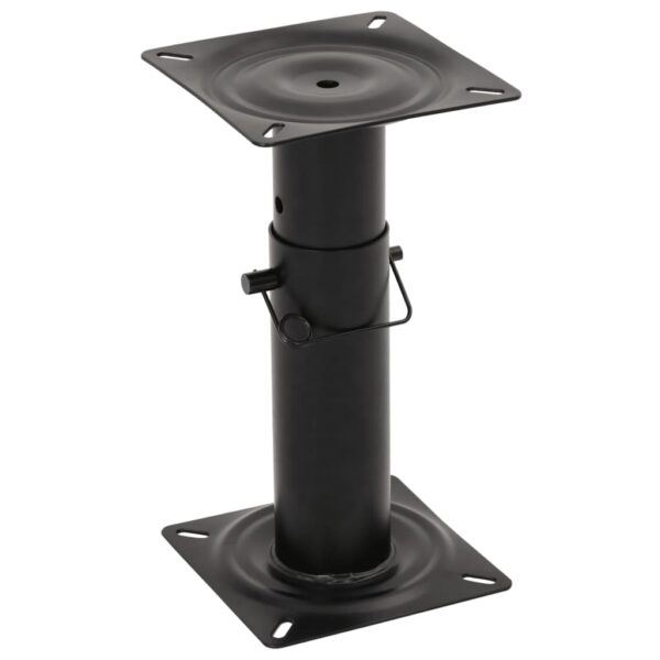 2 pcs Boat Seat Pedestals with 360A Seat Swivel Adjustable Steel