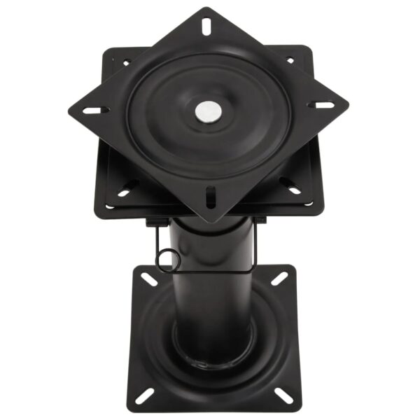 2 pcs Boat Seat Pedestals with 360A Seat Swivel Adjustable Steel