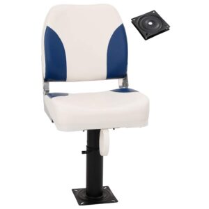 Boat Seat with Pedestal Height Adjustable 360A Rotatable