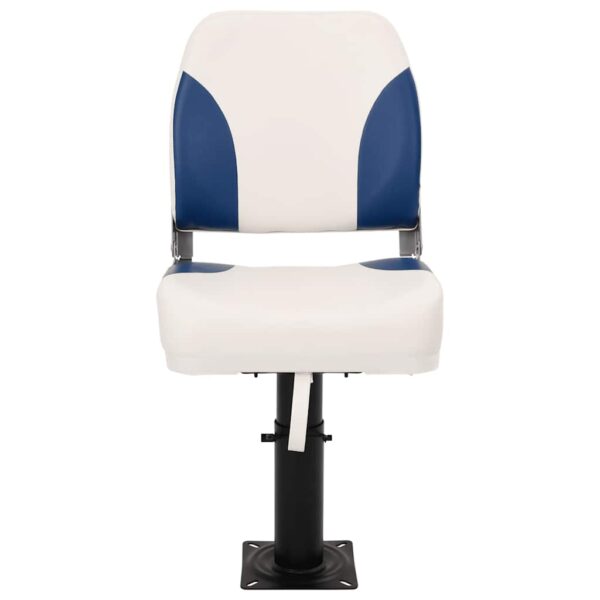 Boat Seats 2 pcs with Pedestal Height Adjustable 360A Rotatable
