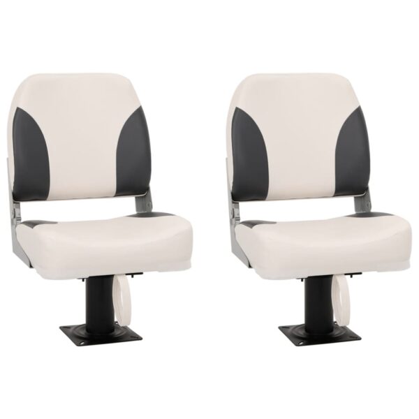 Boat Seats 2 pcs with Pedestal 360A Rotatable