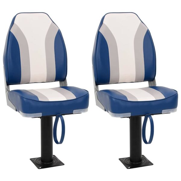 Boat Seats 2 pcs with Pedestal 360A Rotatable