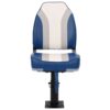Boat Seats 2 pcs with Pedestal Height Adjustable 360A Rotatable