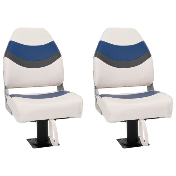 Boat Seats 2 pcs with Pedestal 360A Rotatable