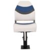 Boat Seats 2 pcs with Pedestal Height Adjustable 360A Rotatable