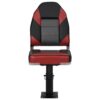 Boat Seats 2 pcs with Pedestal Height Adjustable 360A Rotatable
