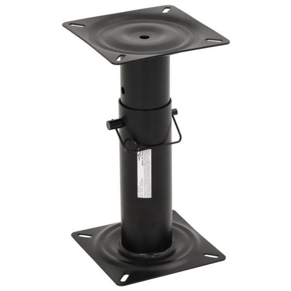 Boat Seats 2 pcs with Pedestal Height Adjustable 360A Rotatable