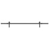 Sliding Door Hardware Kit 213.5 cm Steel Black