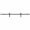 Sliding Door Hardware Kit 200 cm Steel Black
