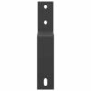 Barn Door Bypass Brackets 5 pcs for Flat Rails Carbon Steel