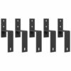 Sliding Door Hardware Kit 213,5 cm Steel Black