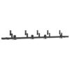 Sliding Door Hardware Kit 213,5 cm Steel Black