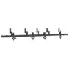 Sliding Door Hardware Kit 213,5 cm Steel Black