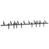Sliding Door Hardware Kit 152,5 cm Steel Black