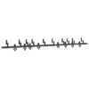 Sliding Door Hardware Kit 152,5 cm Steel Black