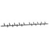 Sliding Door Hardware Kit 213,5 cm Steel Black