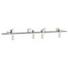 Sliding Door Hardware Kit 183 cm Stainless Steel Silver