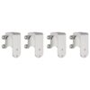 Sliding Door Hardware Kit 183 cm Stainless Steel Silver