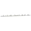 Sliding Door Hardware Kit 183 cm Stainless Steel Silver