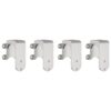 Sliding Door Hardware Kit 183 cm Stainless Steel Silver