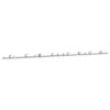 Sliding Door Hardware Kit 200 cm Stainless Steel Silver