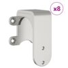 Sliding Door Hardware Kit 200 cm Stainless Steel Silver
