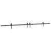 Sliding Door Hardware Kit 152,5 cm Steel Black