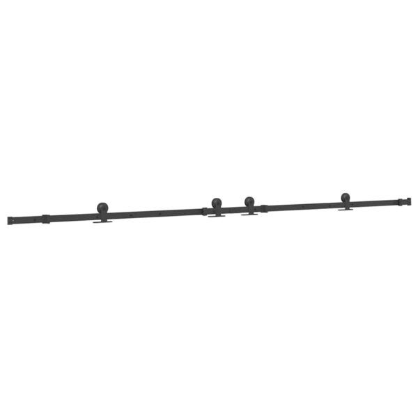 Sliding Door Hardware Kit 152,5 cm Steel Black