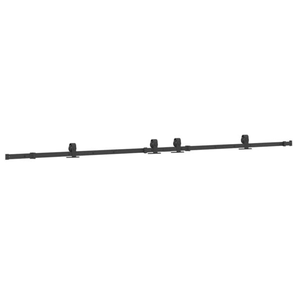 Sliding Door Hardware Kit 152,5 cm Steel Black
