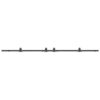 Sliding Door Hardware Kit 152,5 cm Steel Black