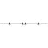 Sliding Door Hardware Kit 152,5 cm Steel Black