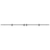 Sliding Door Hardware Kit 213,5 cm Steel Black