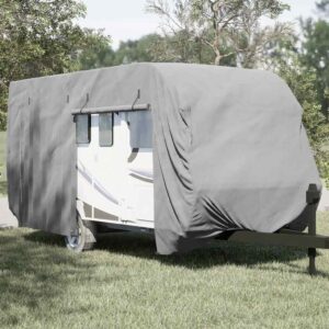 Caravan Cover Grey 550x250x220 cm Non-woven Fabric