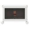 Stackable Storage Box with Wheels 28 L 48x29.5x33 cm