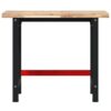 Workbench 100x60x83 cm Solid Wood Acacia Rectangular