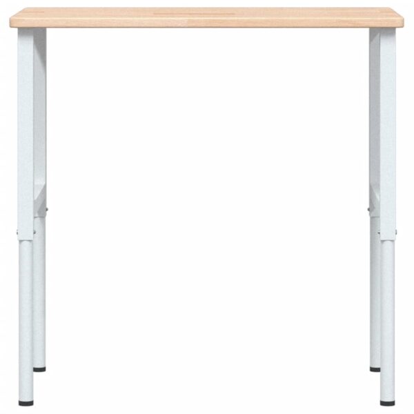 Workbench 100x60x(71.5-98) cm Solid Wood Oak Rectangular