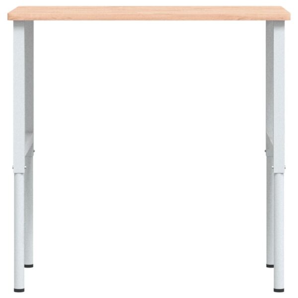 Workbench 100x60x(71.5-98) cm Solid Wood Beech Rectangular