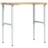 Workbench 100x60x(73-99.5) cm Solid Wood Acacia Rectangular