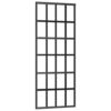 Sliding Door with Hardware Set 76x205 cm ESG Glass & Aluminium