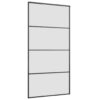 Sliding Door with Hardware Set 102.5x205 cm ESG Glass & Aluminium
