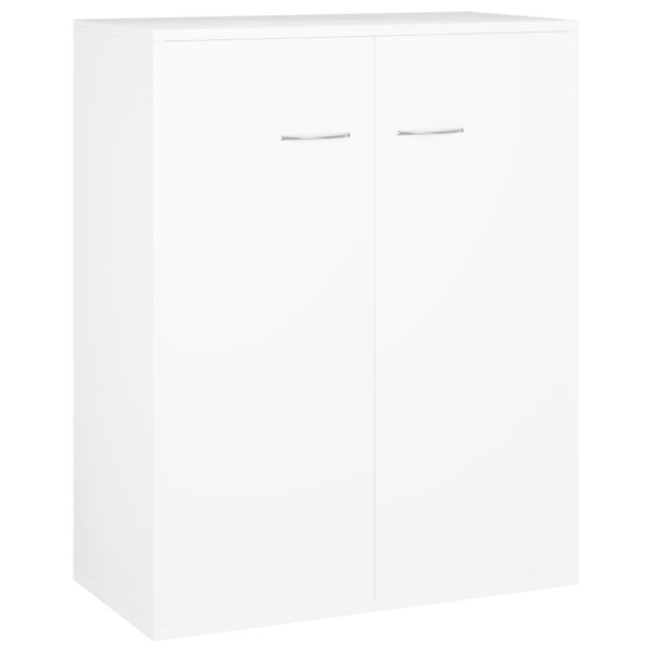 Sideboard White 60x30x75 cm Engineered Wood