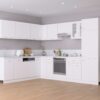 Hanging Cabinet Lyon White 80x31x60 cm Engineered Wood