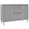 Sideboard Grey Sonoma 103.5x35x70 cm Engineered Wood